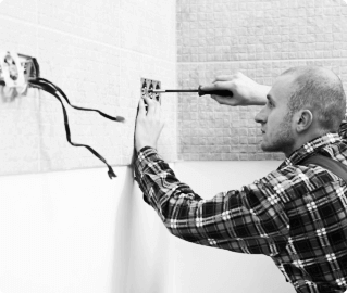 man with a screwdriver 